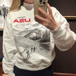 Olympic collection Ralph Lauren - White Graphic Sweatshirt